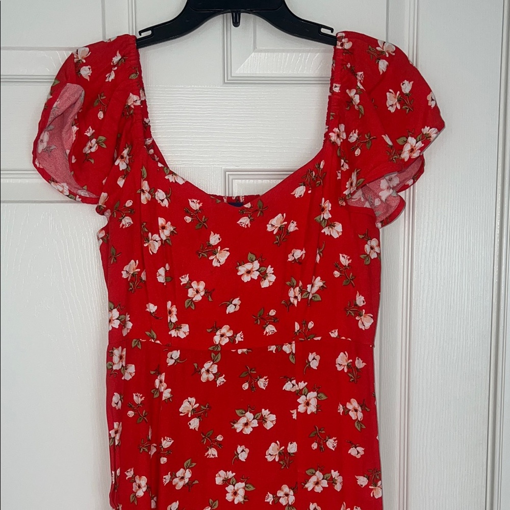 Old Navy Floral Red Dress